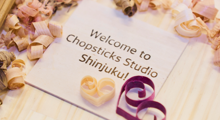 Taller de fabricación de palillos en Shinjuku, Tokio Japón &mdash; #7
