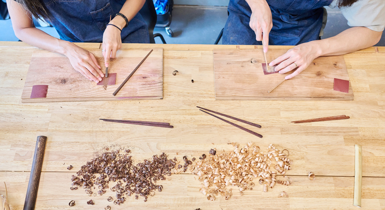 Tokyo: Chopstick Making Workshop with Artisan Japan &mdash; #5