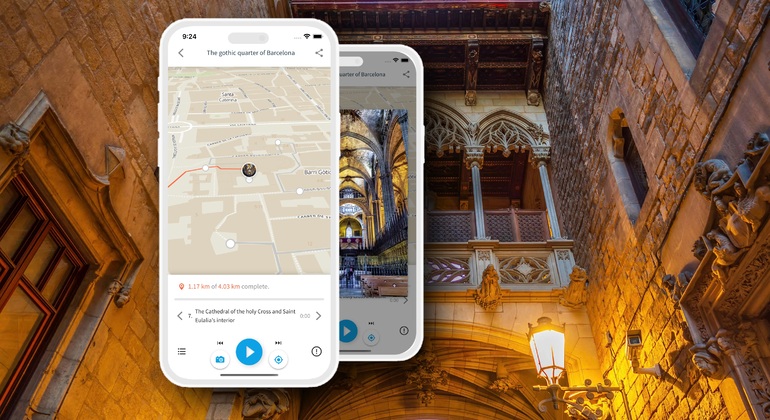Audio Guide App: Gothic Quarter, Barcelona Provided by TouringBee