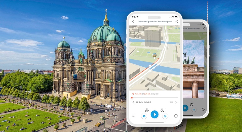 App di audioguida: Tour della città di Berlino Fornito da TouringBee