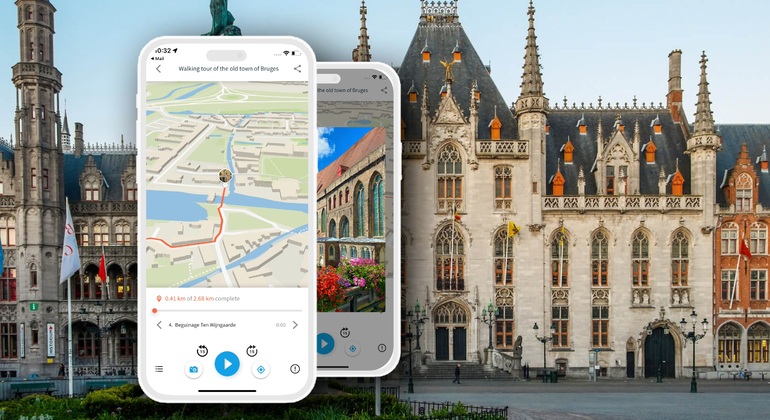 Audio Guide App: Bruges City Walk Provided by TouringBee