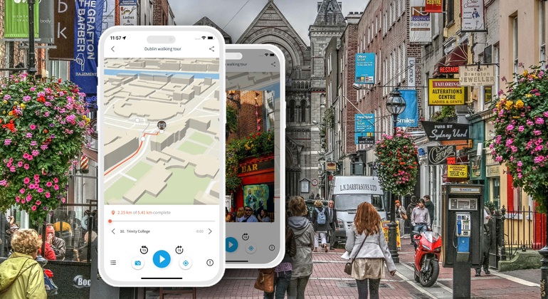 Audio Guide App: Dublin Stadtrundfahrt Bereitgestellt von TouringBee