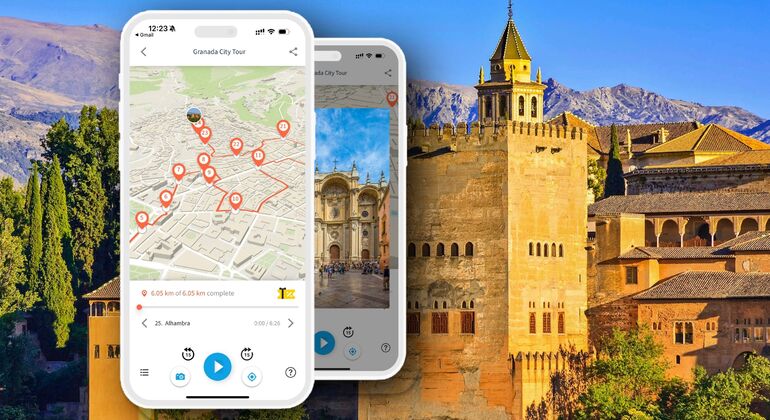 Audio Guide App: Granada City Walk Provided by TouringBee