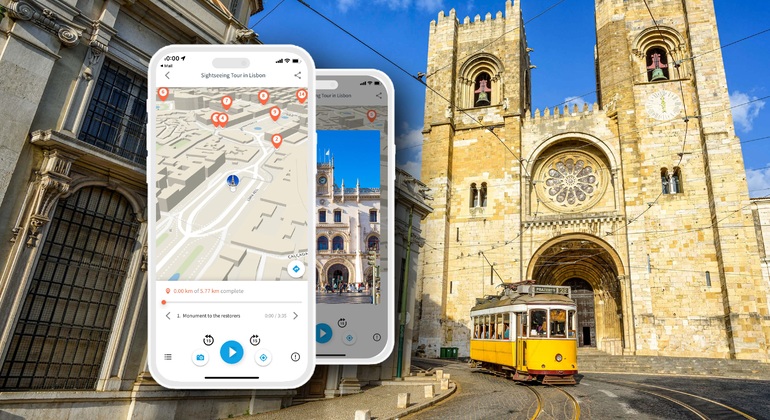 Audio Guide App : Visite de la ville de Lisbonne Fournie par TouringBee