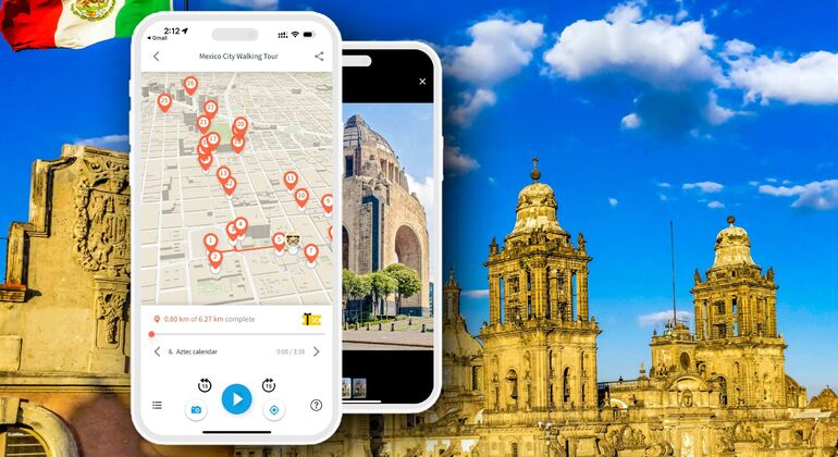 App di audioguida: Città del Messico a piedi Fornito da TouringBee