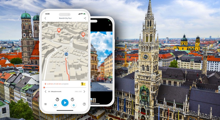 Audio Guide App: Munich City Walk Provided by TouringBee