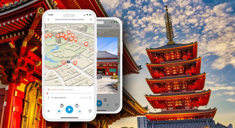 Guide Audio App : Temple Senso-ji et Asakusa, Tokyo Fournie par TouringBee