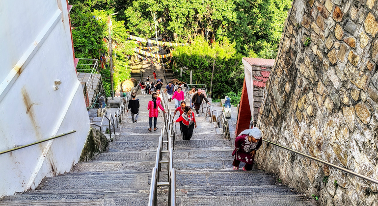 Templo de los Monos: SwayambhuNath Visita a pie Operado por Santosh Prashad Rimal