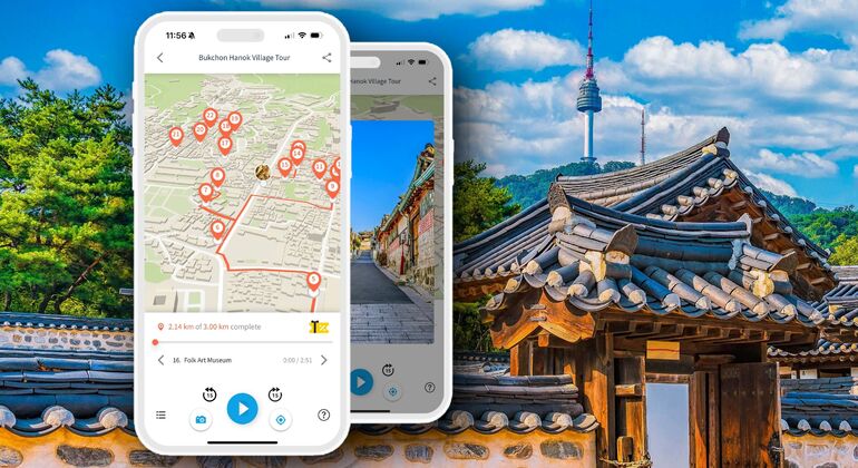 Audio Guide App: Bukchon Hanok Village, Seoul