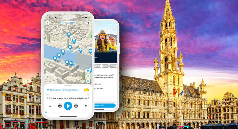 App di audioguida: Passeggiata nella città di Bruxelles Fornito da TouringBee