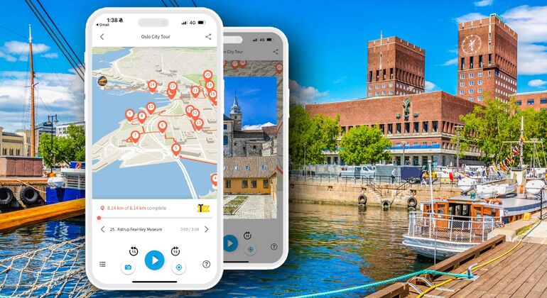 Guide Audio App : Oslo City Walk Fournie par TouringBee