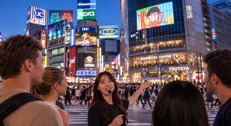 Tour notturno a piedi di Shibuya: alla scoperta dei tesori nascosti