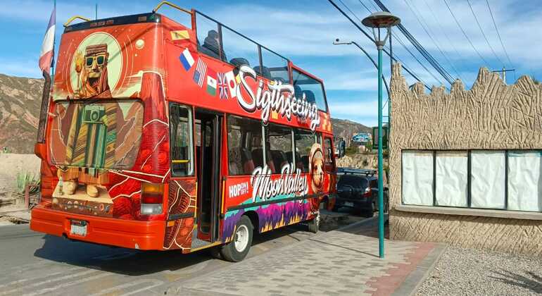 City tour with the unique Sightseeing bus in La Paz Provided by Condotour