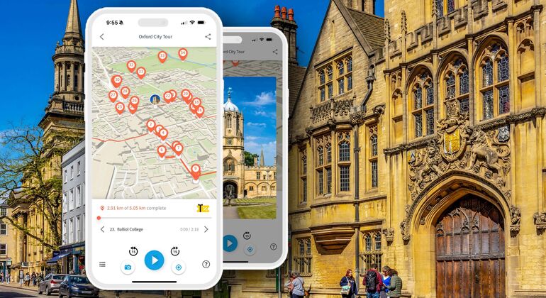 Audio Guide App: Oxford City Walk, England