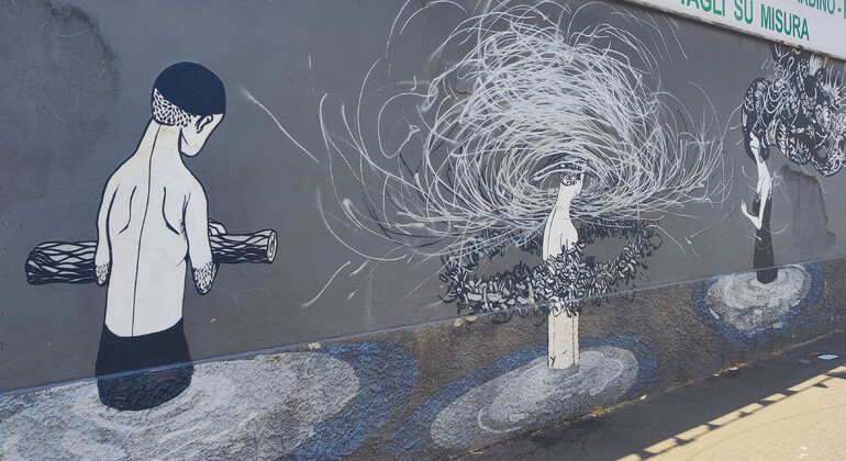 Tour dei graffiti e della street art moderna a Roma Ostiense Italia &mdash; #2