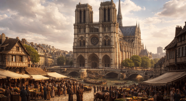 Tour medievale di Notre-Dame: dove è nata Parigi Fornito da Rosirene Clavero