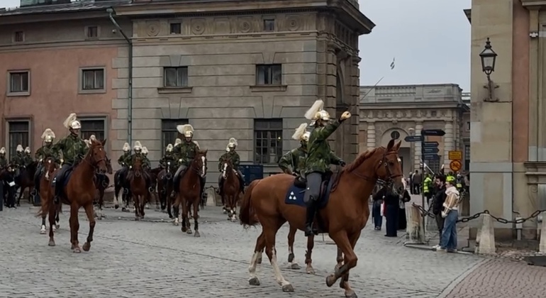 ¡Palais royal : Une visite guidée de l'extérieur à Stockholm Suède &mdash; #6