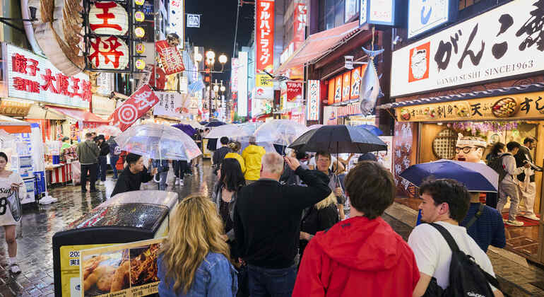 Recorrido por el distrito nocturno y gastronómico de Osaka Japón &mdash; #6