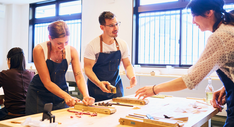 Atelier de fabrication de baguettes à Tokyo Ginza Japon &mdash; #10