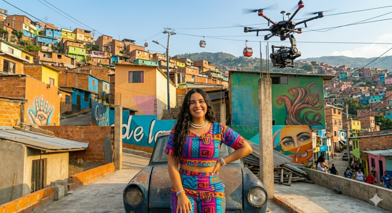 Cinematic Drone Video at Chualluma Colors Private Terrace Bolivia &mdash; #2