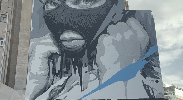 Recorrido por las murallas de Atenas: Un viaje por el arte callejero Grecia &mdash; #2
