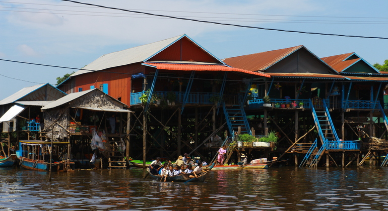 Villaggio galleggiante di Kampong Pluk e tour del tramonto del Tonle Sap da Siem Reap Cambogia &mdash; #4