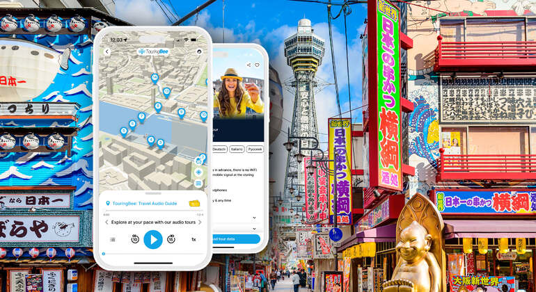 Audioguía App: Osaka City Tour Operado por TouringBee