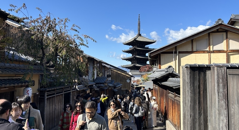 Tour a piedi del quartiere geisha di Kyoto Gion Giappone &mdash; #2