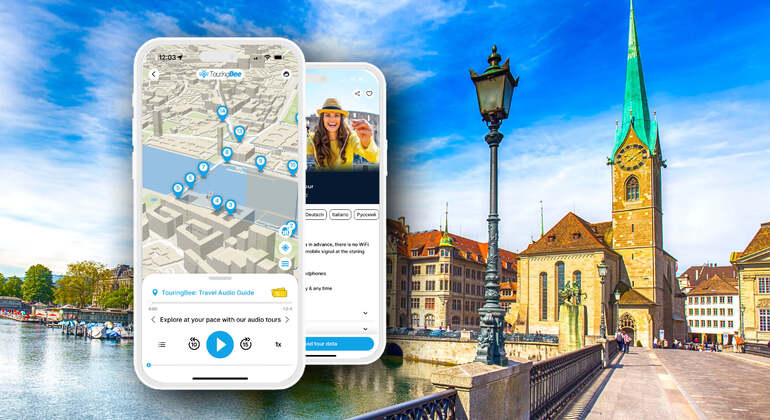 Audio Guide App: Zurich City Tour Provided by TouringBee