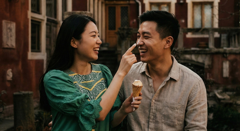 Tour gratuito di foto Instagram a Bucarest: Foto professionali al Palazzo e al Passaggio Romania &mdash; #19