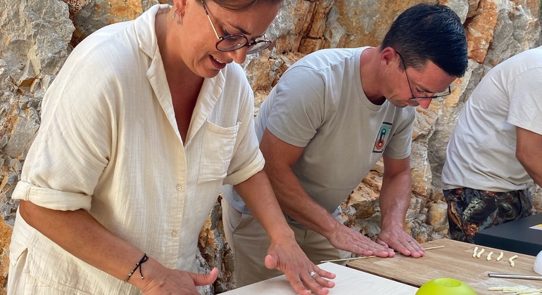 Aula e degustação de busiate com Pesto alla Trapanese Tour Itália &mdash; #3