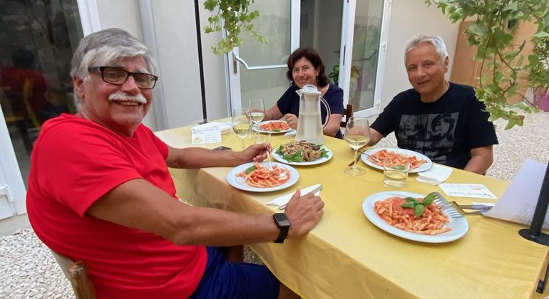 Aula e degustação de busiate com Pesto alla Trapanese Tour Itália &mdash; #12