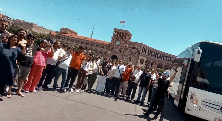 Passeio a pé pela cidade de Yerevan, Armenia