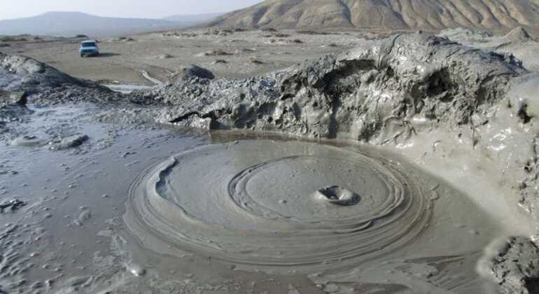 Mud Volcanoes, Rock Engravings, Fire Mountain & Temple Guided Tour Azerbaijan &mdash; #3