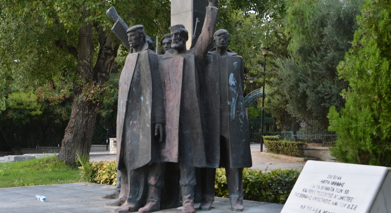 The Wheel Chair Statues Tour of Athens Greece &mdash; #2