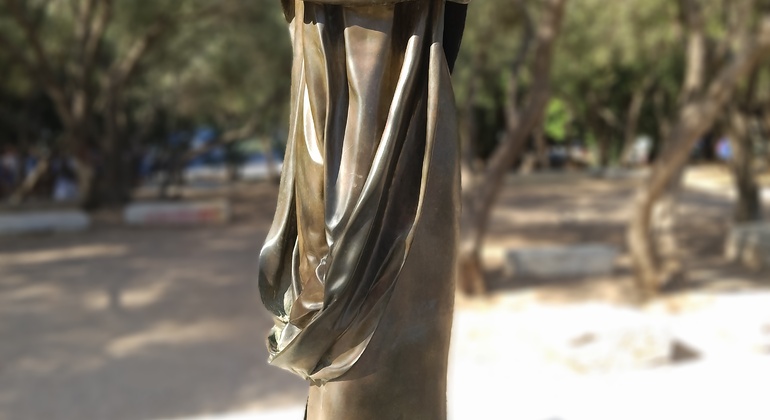 The Wheel Chair Statues Tour of Athens Greece &mdash; #5