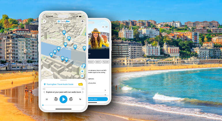Self-Guide Audio App: San Sebastián City Tour Provided by TouringBee