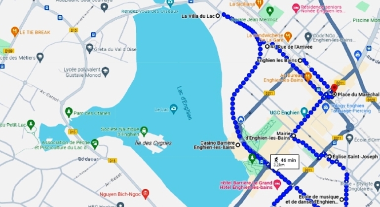 Enghien-les-Bains Lago, Casino y Termas Excursión gratuita desde París Francia &mdash; #11