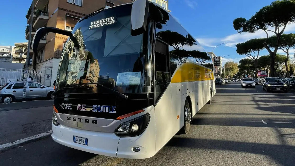Roma: SIT Transporte de autocarro do aeroporto de Fiumicino para Roma Termini Organizado por Sit srl