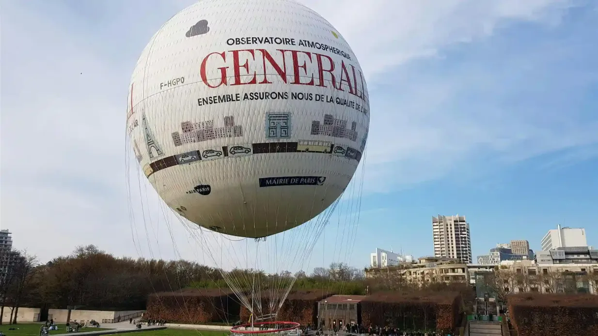 Generali Volo in mongolfiera su Parigi: Biglietto aperto