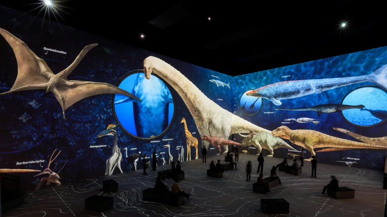 Atelier des Lumières: Prähistorischer Planet - Erlebnis Dinosaurier