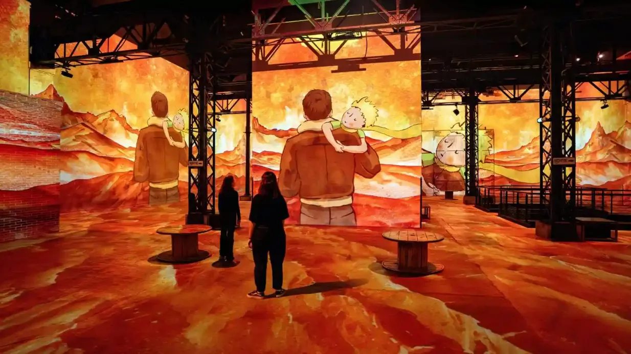 Atelier des Lumières: Ausstellung Der kleine Prinz