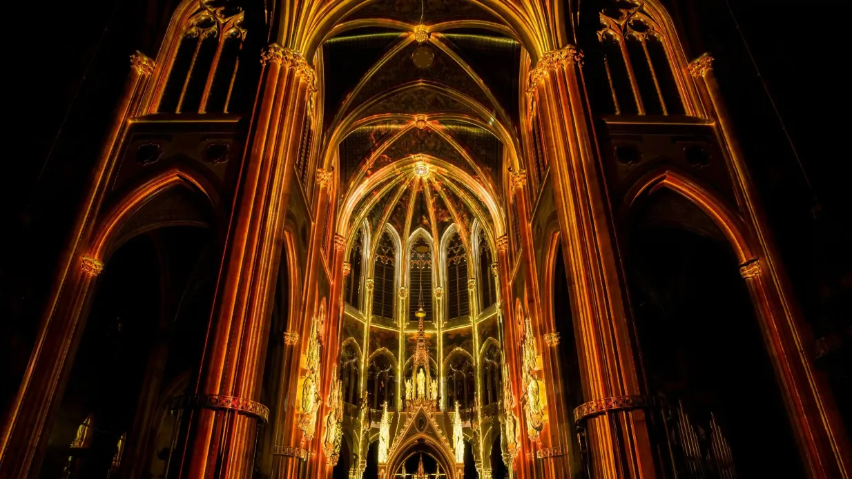 Église votive de Vienne : Light of Creation Spectacle lumineux immersif