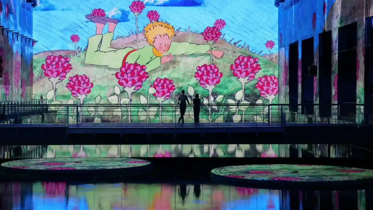 Bassins des Lumières: Exposición El Principito Operado por Les bassins des lumières