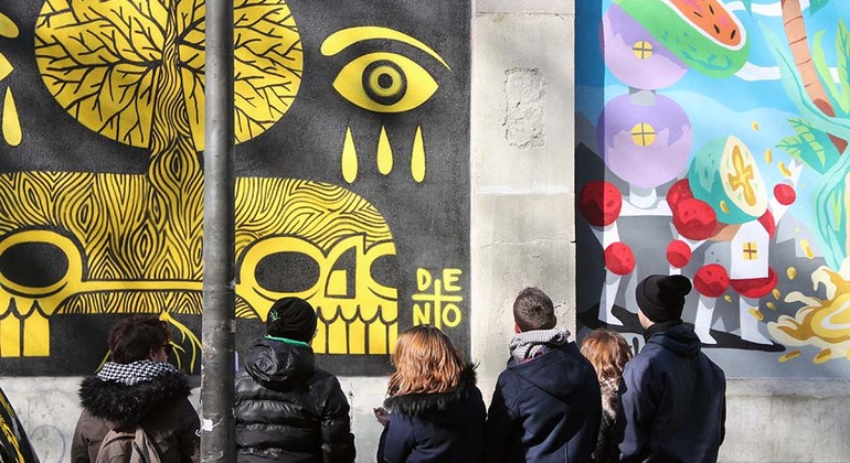 Straßenkunst-Tour Madrid Bereitgestellt von Cooltourspain