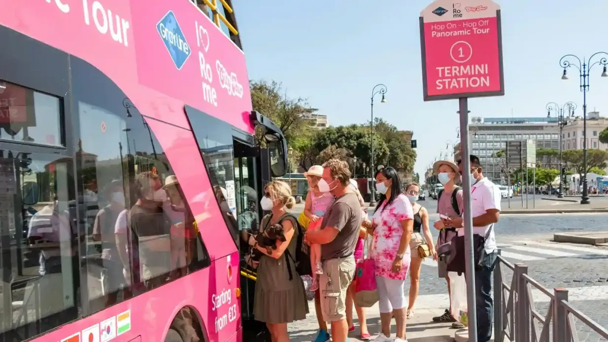 I Love Rome : Visite en bus Hop-on Hop-off panoramique