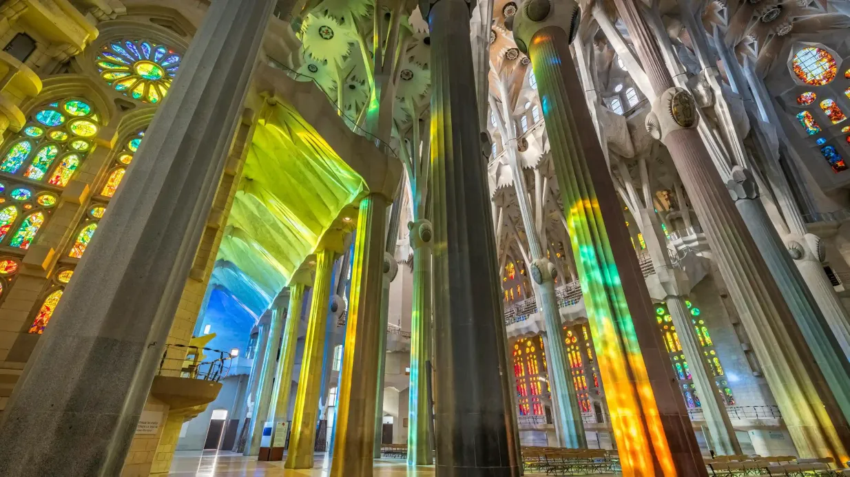 Sagrada Família et Park Güell : Visite guidée avec transport