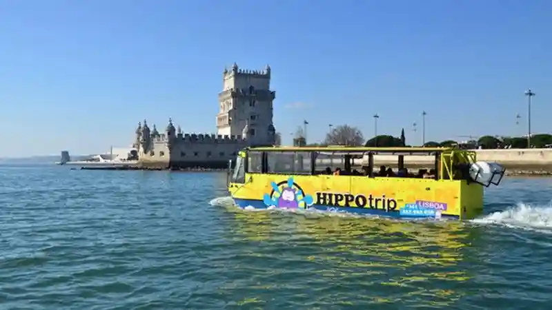 HIPPOtrip Lissabon: Amphibienbus & Bootstour