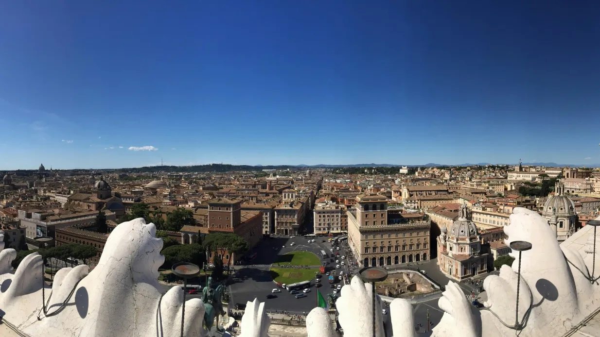 Altare della Patria: Biglietto per l'ascensore di vetro che salta la coda + App audio