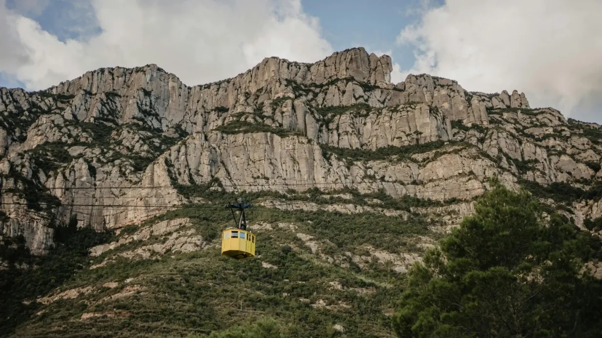 Teleférico de Montserrat: Viaje de descenso